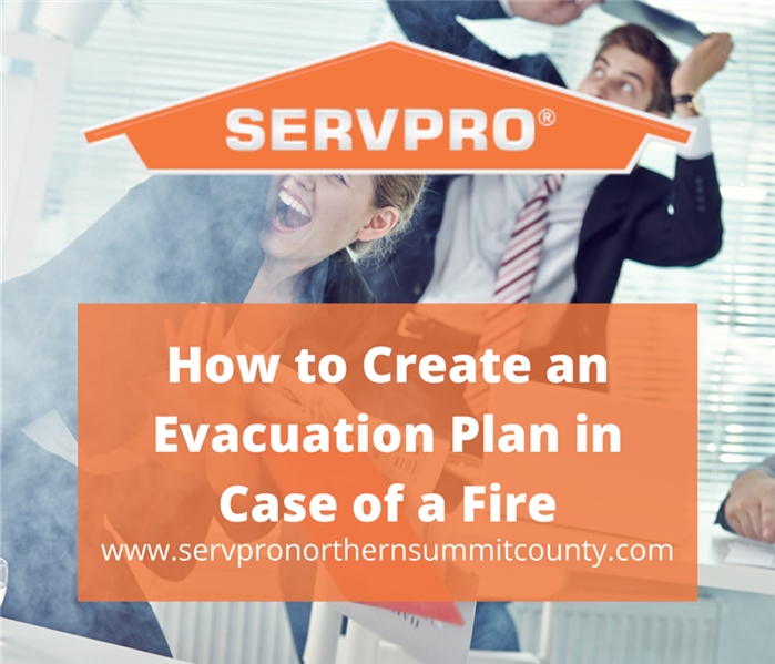 Workers at an office running from smoke - How to Create an Evacuation Plan in Case of a Fire - www.servpronorthernsummitcount