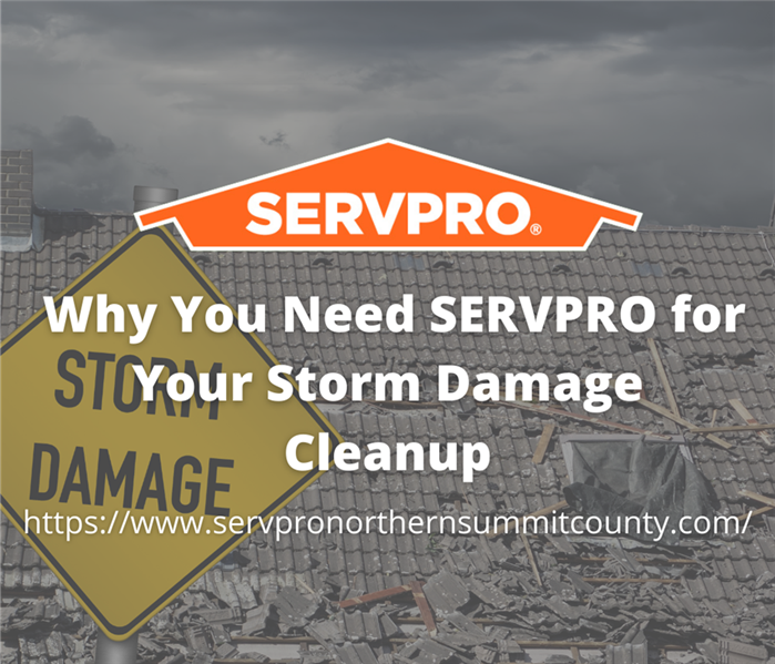 Why You Need SERVPRO for Your Storm Damage Cleanup